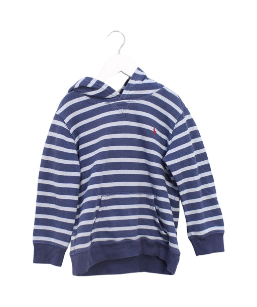 A Blue Sweatshirts from Polo Ralph Lauren in size 5T for boy. (Front View)