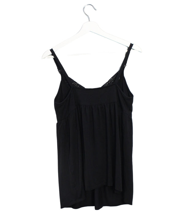 A Black Sleeveless Tops from Ingrid & Isabel in size M for maternity. (Back View)