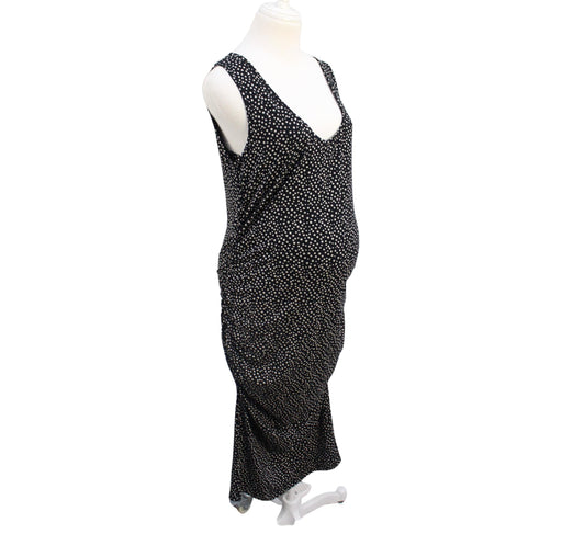 A Black Sleeveless Dresses from Isabella Oliver in size XL for maternity. (Front View)