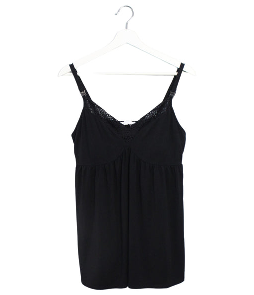 A Black Sleeveless Tops from Ingrid & Isabel in size M for maternity. (Front View)