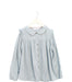 A Blue Long Sleeve Tops from Excuse My French in size 10Y for girl. (Front View)