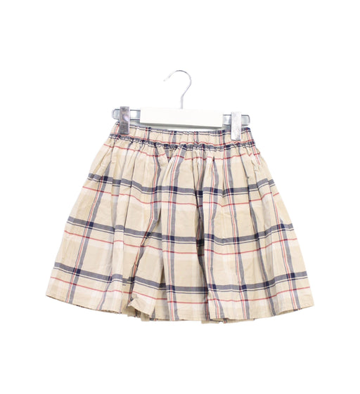 A Beige Short Skirts from Global  Work in size 5T for girl. (Front View)