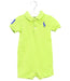 A Green Short Sleeve Rompers from Ralph Lauren in size 6-12M for boy. (Front View)