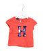 A Orange Short Sleeve T Shirts from Tommy Hilfiger in size 6-12M for girl. (Front View)