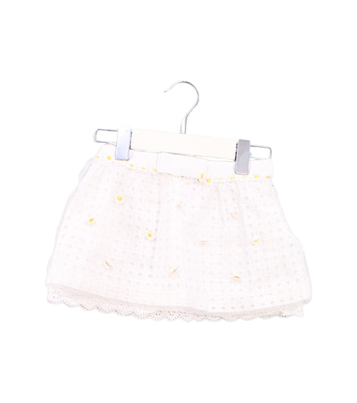 A White Short Skirts from Nicholas & Bears in size 12-18M for girl. (Front View)