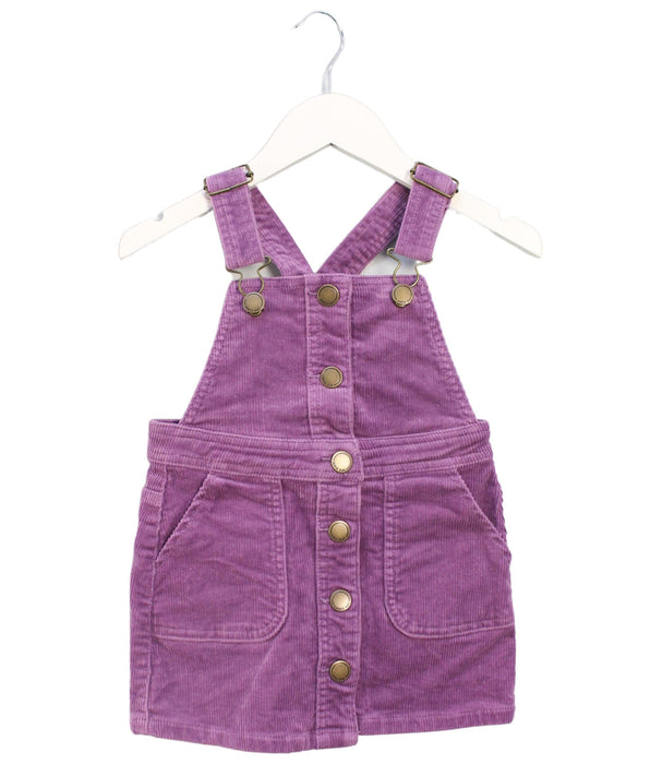 A Purple Overall Dresses from Jamie Kay in size 3T for girl. (Front View)