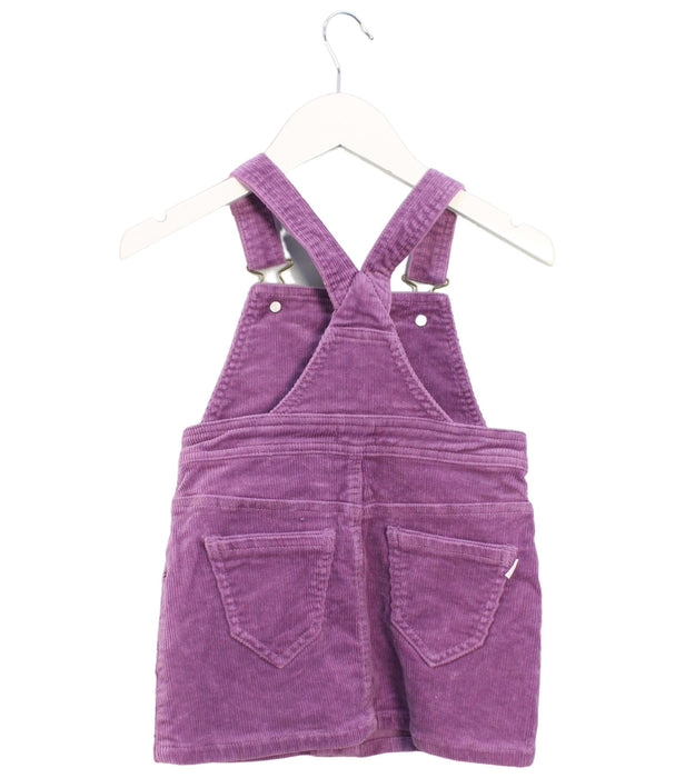 A Purple Overall Dresses from Jamie Kay in size 3T for girl. (Back View)