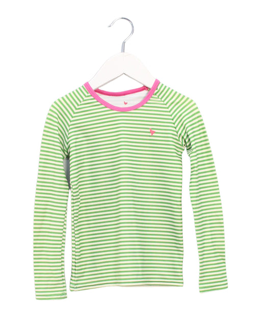 A Green Rash Guards from Pink Chicken in size 5T for girl. (Front View)