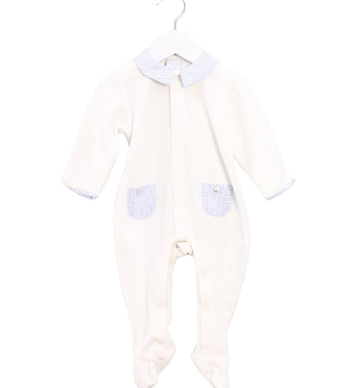 A White Onesies from Pepa & Co. in size 3-6M for girl. (Front View)