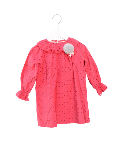 A Pink Dress Sets from Nanos in size 3T for girl. (Front View)