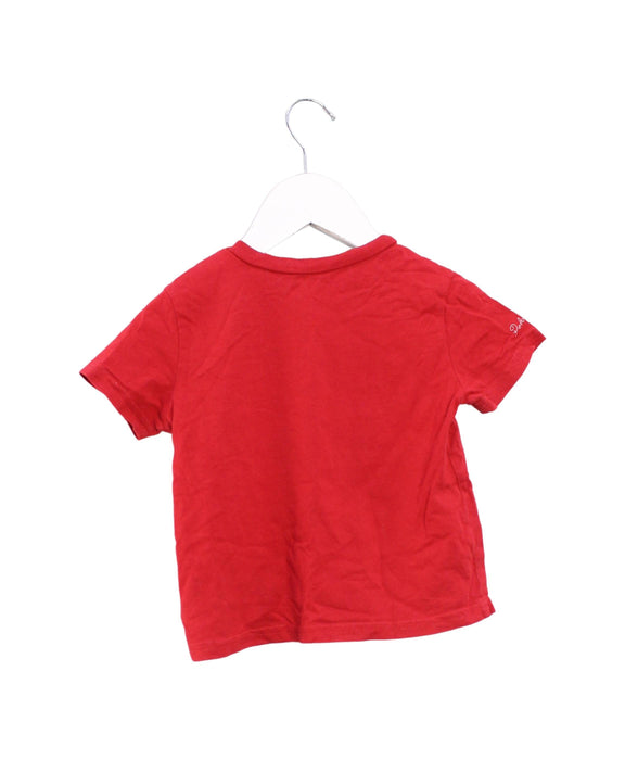 A Red Short Sleeve T Shirts from Ralph Lauren in size 6-12M for boy. (Back View)