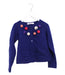 A Blue Cardigans from Familiar in size 4T for girl. (Front View)
