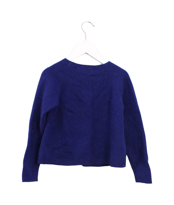 A Blue Cardigans from Familiar in size 4T for girl. (Back View)