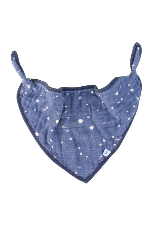 A Blue Bibs from Little Unicorn in size O/S for neutral. (Front View)
