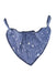 A Blue Bibs from Little Unicorn in size O/S for neutral. (Front View)