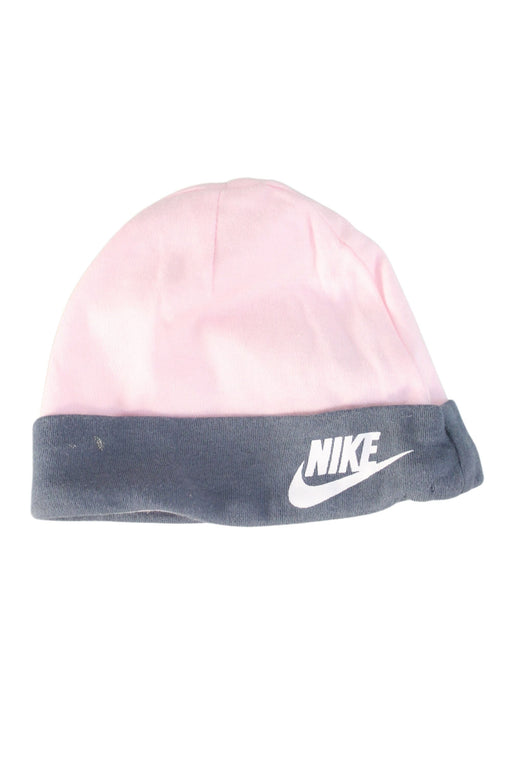 A Pink Beanies from Nike in size 0-3M for girl. (Front View)