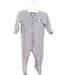 A Grey Onesies from Mori in size 0-3M for boy. (Front View)