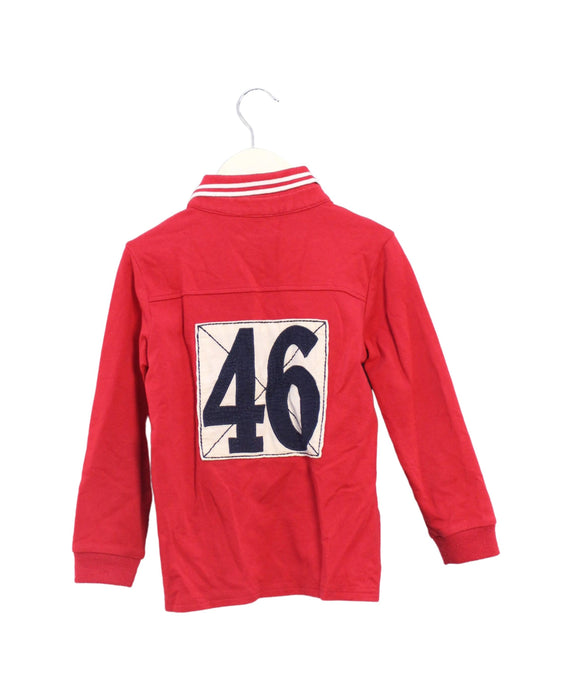 A Red Long Sleeve Polos from Roberta di Camerino in size 2T for boy. (Back View)