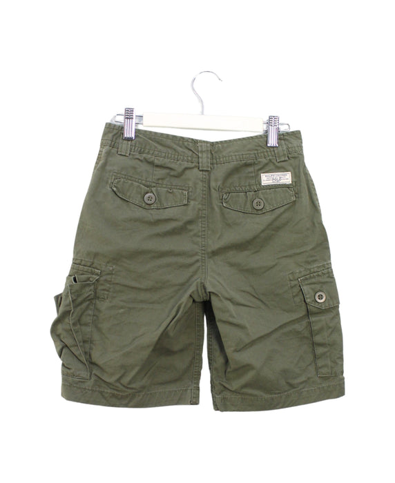 A Green Shorts from Polo Ralph Lauren in size 10Y for boy. (Back View)
