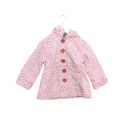 A Pink Lightweight Jackets from IKKS in size 2T for girl. (Front View)