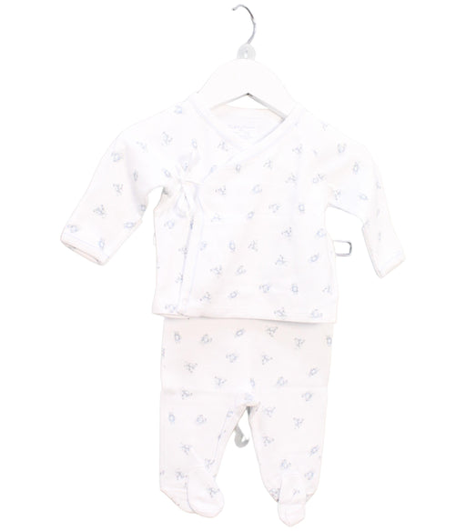 A White Pyjama Sets from Ralph Lauren in size 0-3M for boy. (Front View)