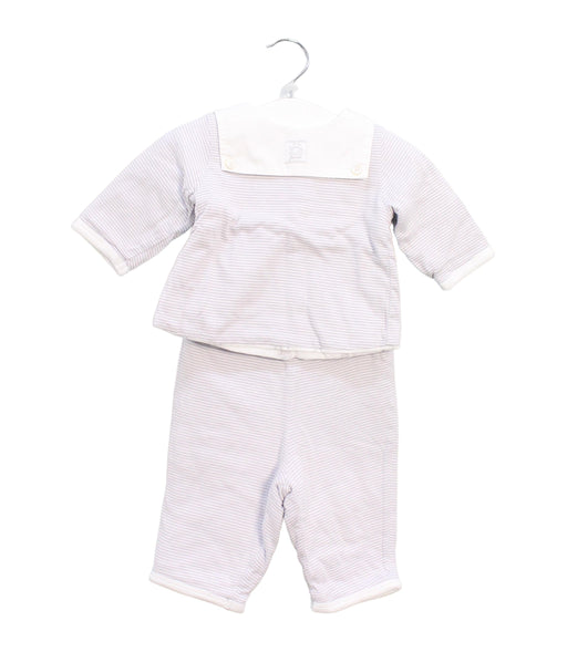 A Grey Pants Sets from Jacadi in size 0-3M for boy. (Front View)