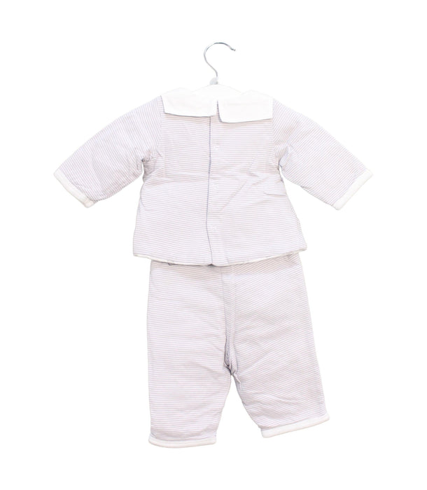 A Grey Pants Sets from Jacadi in size 0-3M for boy. (Back View)