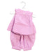 A Pink Shorts Sets from Jacadi in size 0-3M for girl. (Front View)