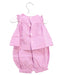 A Pink Shorts Sets from Jacadi in size 0-3M for girl. (Back View)