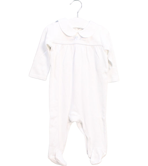 A White Long Sleeve Jumpsuits from Ralph Lauren in size 6-12M for girl. (Front View)