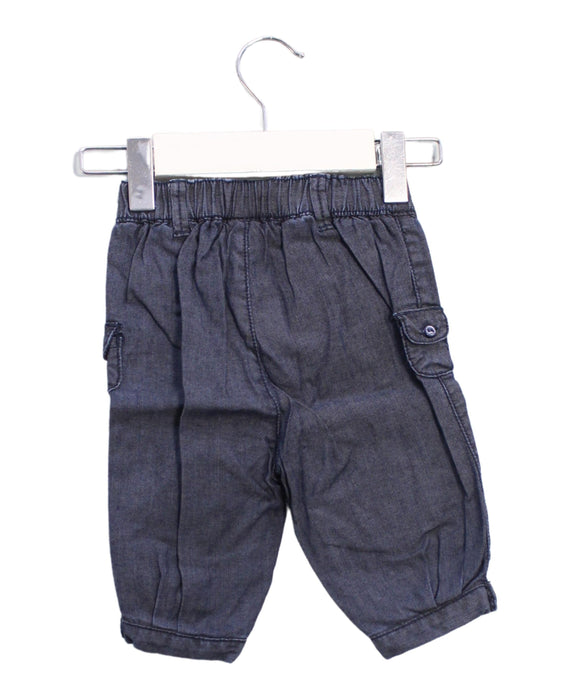 A Navy Casual Pants from Cyrillus in size 0-3M for boy. (Back View)