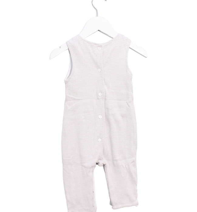 A Grey Sleeveless Jumpsuits from Cyrillus in size 6-12M for boy. (Back View)