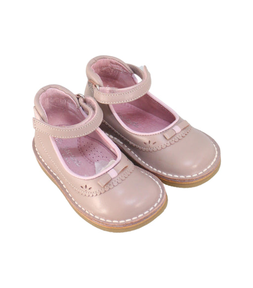 A Pink Sandals from Jacadi in size 12-18M for girl. (Front View)