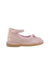 A Pink Sandals from Jacadi in size 12-18M for girl. (Back View)