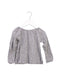 A Grey Long Sleeve Tops from Siseo Olive in size 4T for girl. (Front View)