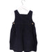 A Navy Sleeveless Dresses from Les Enfantines in size 3T for girl. (Back View)