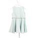 A Green Sleeveless Dresses from Siseo Olive in size 4T for girl. (Back View)