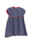 A Navy Short Sleeve Dresses from Jojo Maman Bébé in size 6-12M for girl. (Back View)