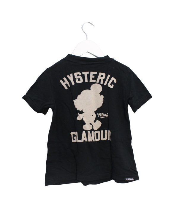 A Black Short Sleeve T Shirts from Hysteric Mini in size 18-24M for boy. (Back View)