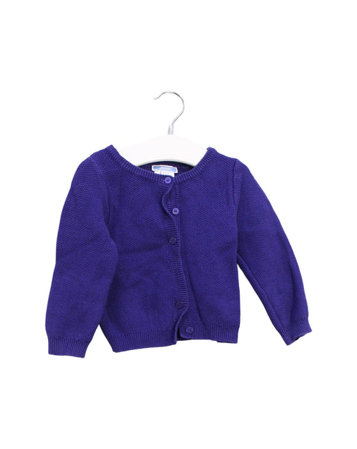 A Purple Cardigans from Jacadi in size 18-24M for girl. (Front View)