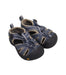 A Navy Sandals from Keen in size EU20/21 for boy. (Front View)