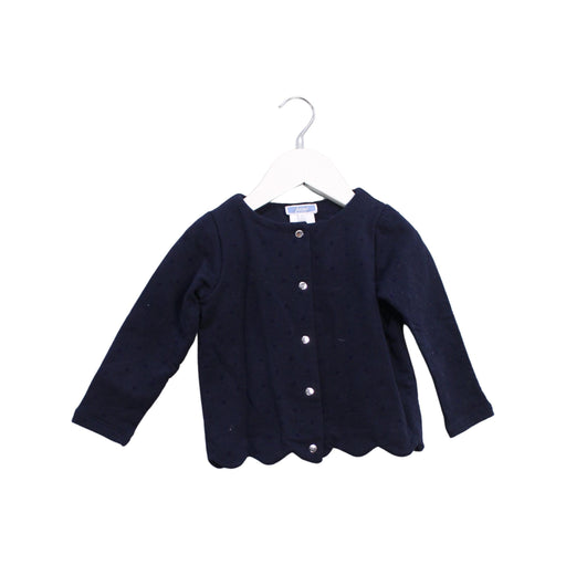 A Navy Cardigans from Jacadi in size 3T for girl. (Front View)