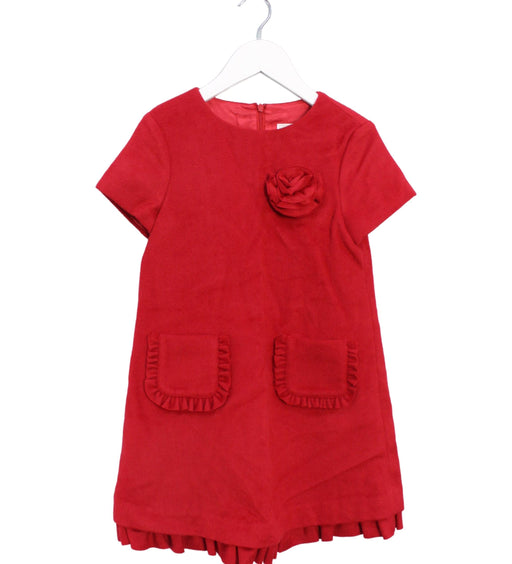 A Red Short Sleeve Dresses from Nicholas & Bears in size 8Y for girl. (Front View)