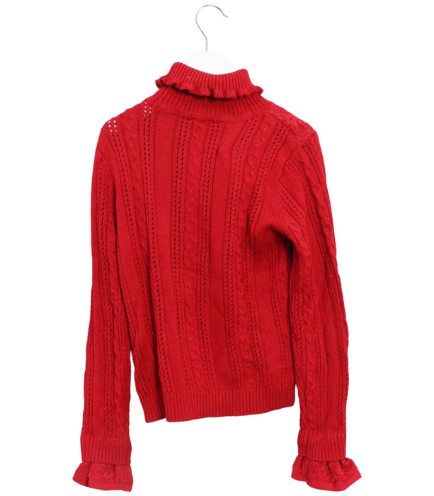 A Red Knit Sweaters from Nicholas & Bears in size 8Y for girl. (Back View)