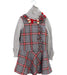 A Grey Sleeveless Dresses from Nicholas & Bears in size 4T for girl. (Front View)