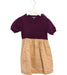 A Purple Sweater Dresses from Velveteen in size 6T for girl. (Front View)