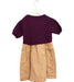 A Purple Sweater Dresses from Velveteen in size 6T for girl. (Back View)