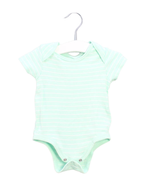 A Green Short Sleeve Bodysuits from Mamas & Papas in size 3-6M for girl. (Front View)
