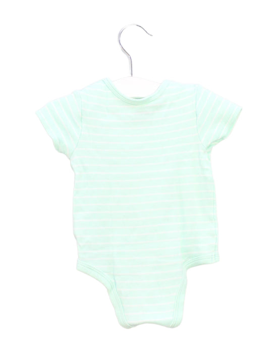A Green Short Sleeve Bodysuits from Mamas & Papas in size 3-6M for girl. (Back View)