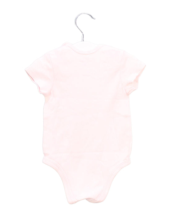 A Pink Short Sleeve Bodysuits from Mamas & Papas in size 3-6M for girl. (Back View)